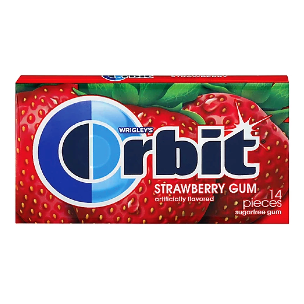 Gum Orbit Strawberry Remix – 14 st